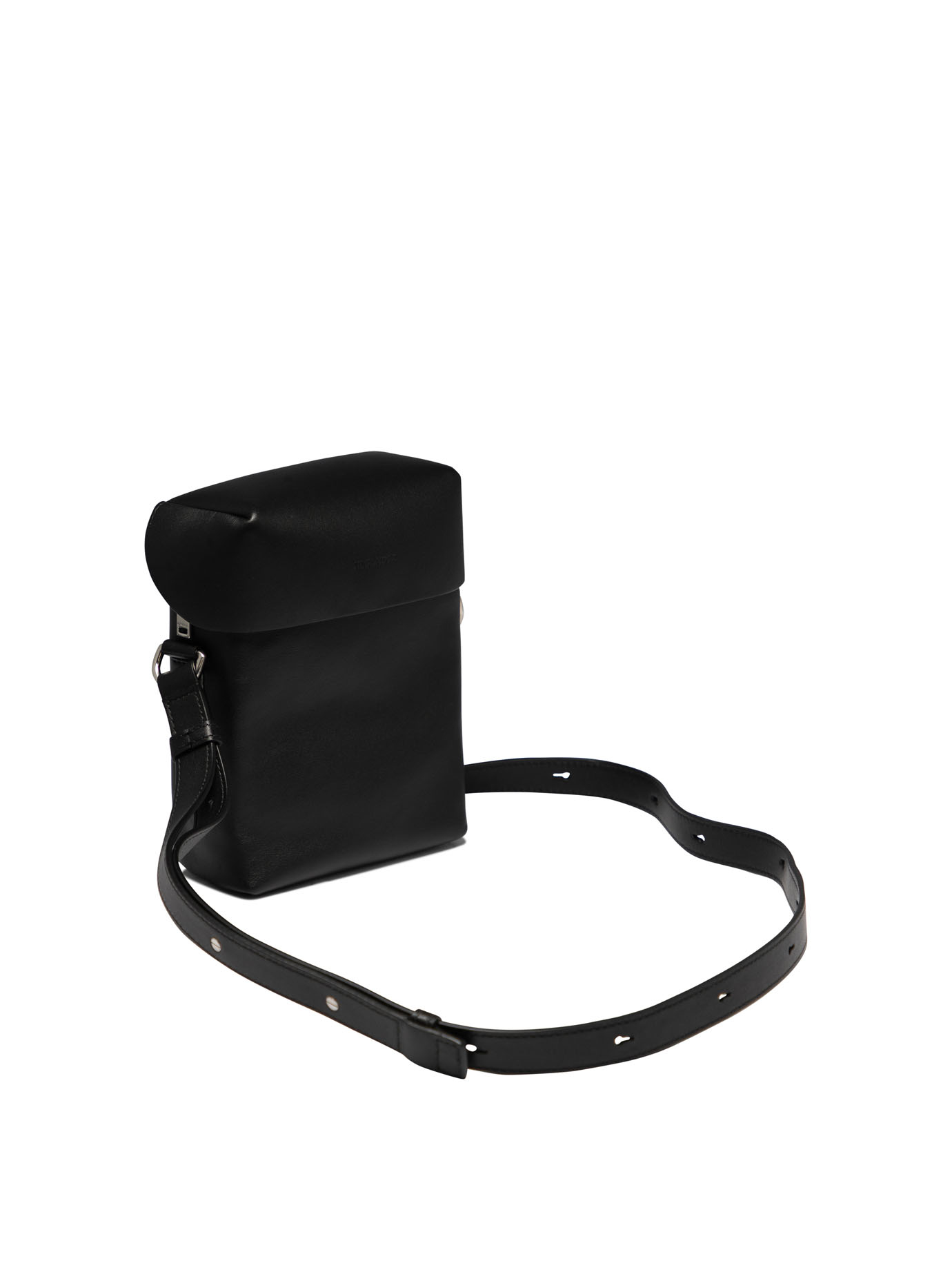 JIL SANDER Black   Small Lid crossbody bag